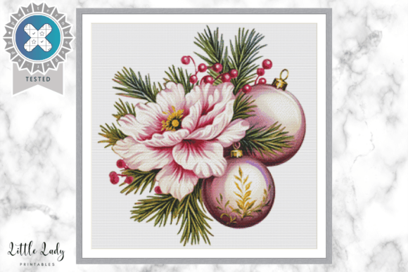 Christmas Ball Cross Stitch Pattern PDF
