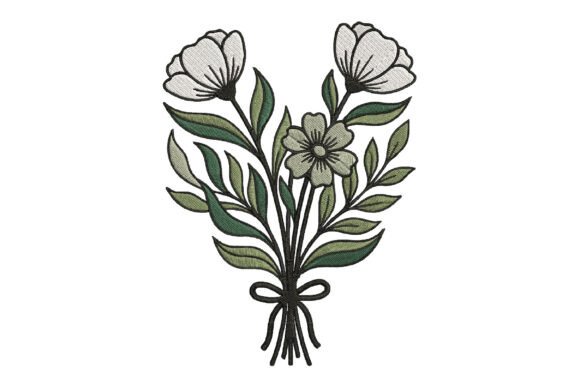 Embroidery Flowers Design