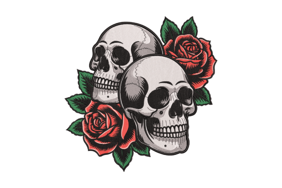 Skull Roses: A Seasonal Embroidery Design Worth Your Holiday Line