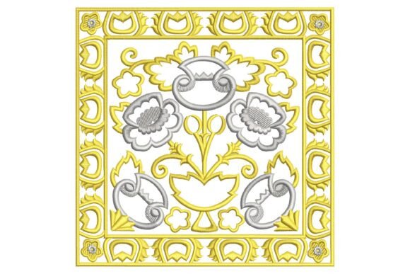 Square Flowers Embroidery Design Review