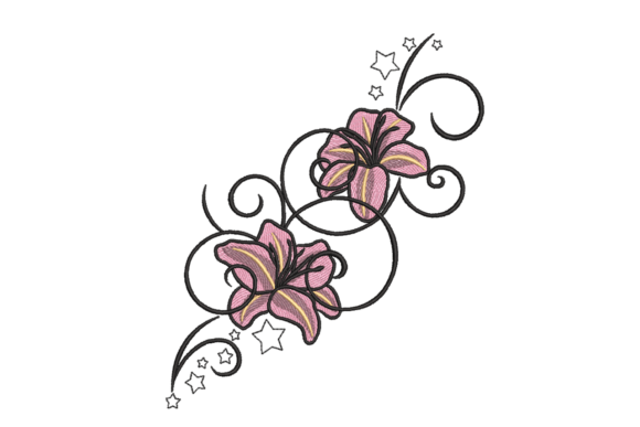 Swirly Lily Flowers – Elegant Corner