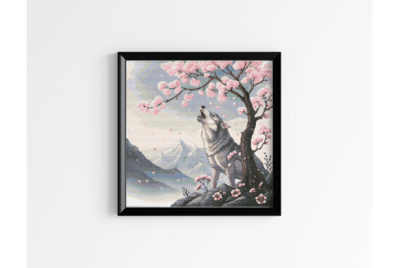 Wolf Cross Stitch Pattern